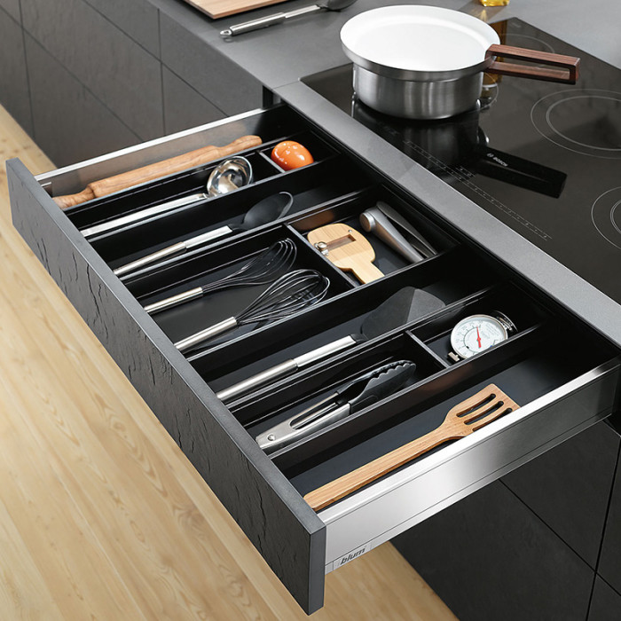 BLUM ZC7S500RS1 AMBIA-LINE OCEĽOVÝ  DIZAJN - RÁM KARBÓNOVÝ ČIERNY 500MM