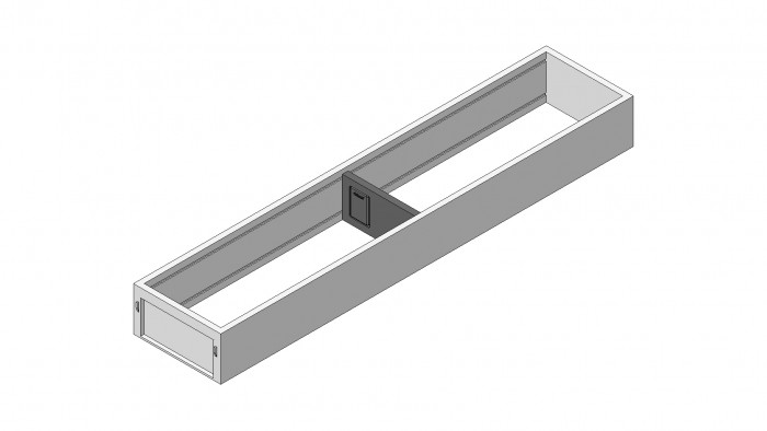 BLUM ZC7S500RS1 AMBIA-LINE OCEĽOVÝ DIZAJN - RÁM SVETLO ŠEDÝ 500MM