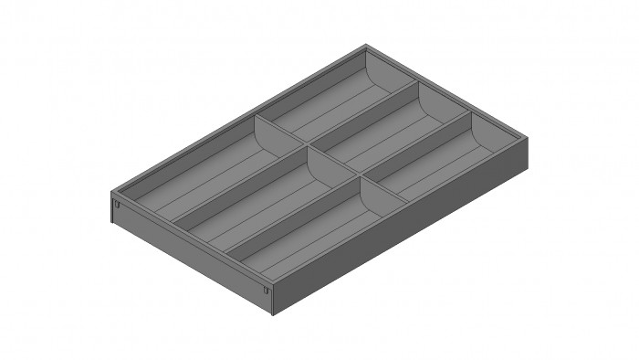 BLUM ZC7S500BS3 AMBIA-LINE PRÍBORNÍK SVETLO ŠEDÝ 500MM