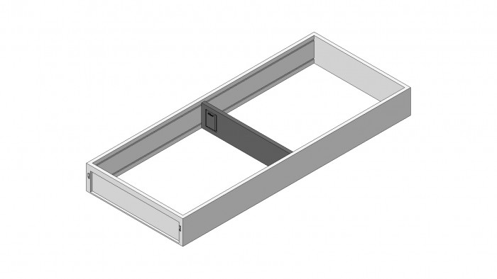 BLUM ZC7S500RS2 AMBIA-LINE OCEĽOVÝ DIZAJN - RÁM SVETLO ŠEDÝ 500MM