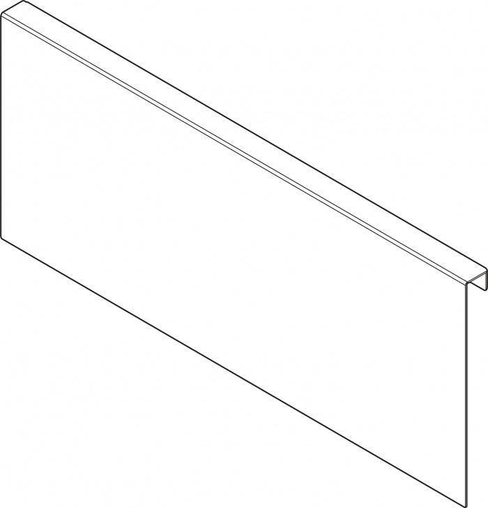 BLUM ZC7A0P0C AMBIA-LINE ADAPTÉR PROFIL VÝŠKA C SVETLO ŠEDÝ L217.5MM