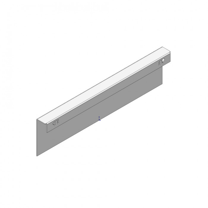 BLUM ZC7A0U0M AMBIA-LINE ADAPTÉR PROFIL VÝŠKA M BIELY L241.5MM