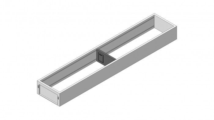 BLUM ZC7S550RS1 AMBIA-LINE OCEĽOVÝ DIZAJN - RÁM SVETLO ŠEDÝ 550MM