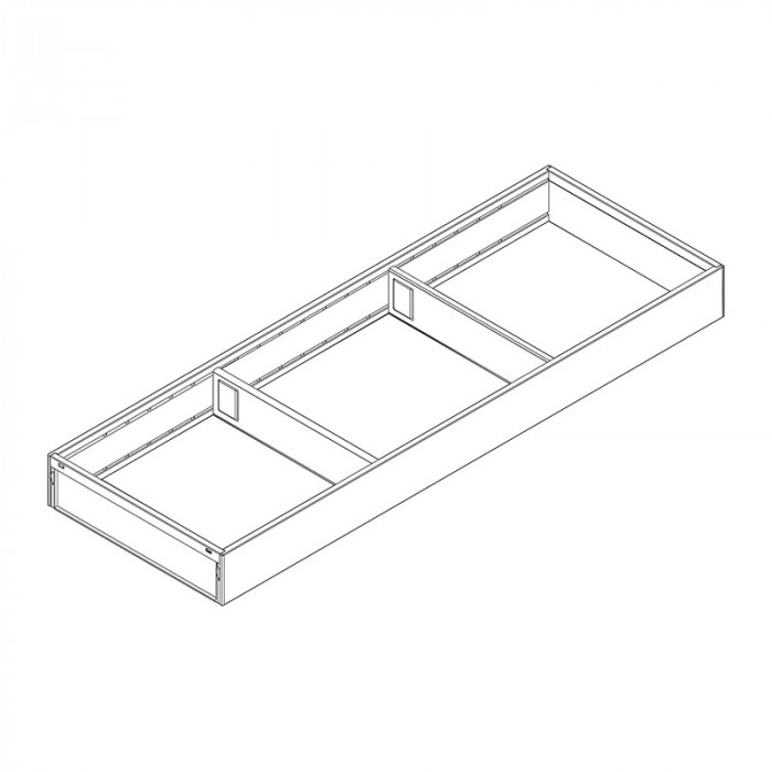 BLUM ZC7S600RS2 AMBIA-LINE OCEĽOVÝ  DIZAJN - RÁM BIELY 600MM