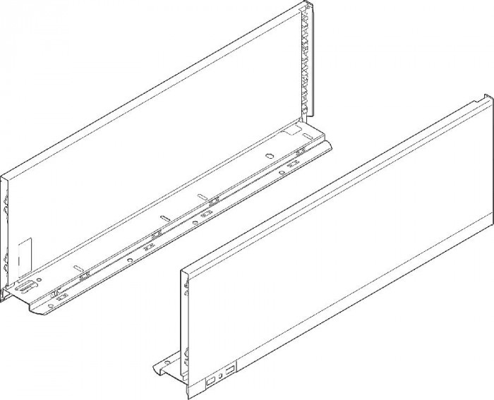 BLUM 770M3502I LEGRABOX PURE BOČNICE NEREZ 350MM