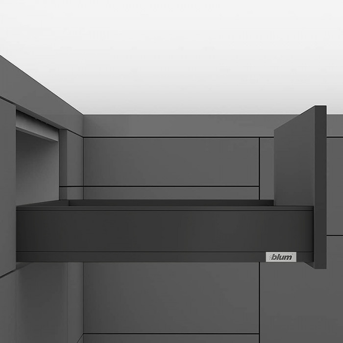 BLUM 770M2702S LEGRABOX PURE BOČNICE KARBÓN ČIERNE 270MM