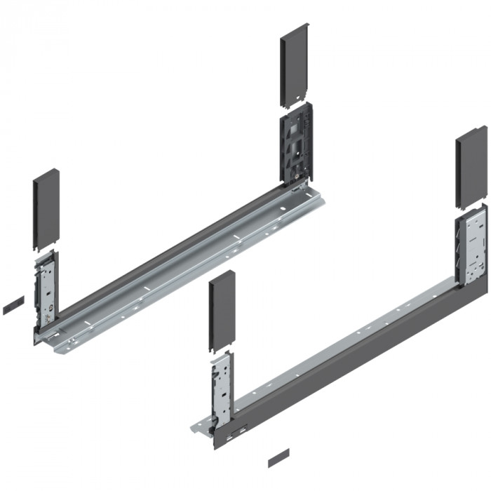 BLUM 780C6502S LEGRABOX FREE BOČNICE ŠEDÉ 650MM