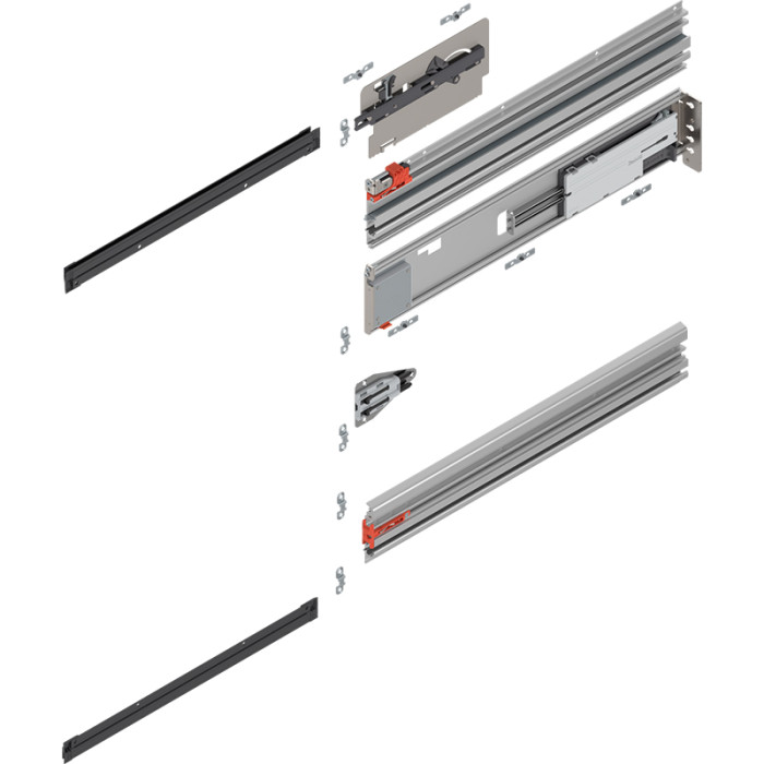 BLUM 801P600E.R2 REVEGO UNO SÚPRAVA LÍŠT PUZDRA S TIP-ON 600MM PRAVÁ