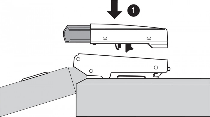 BLUM 973A0700 BLUMOTION NA NASADENIE PRE VLOŽENÝ ZÁVES