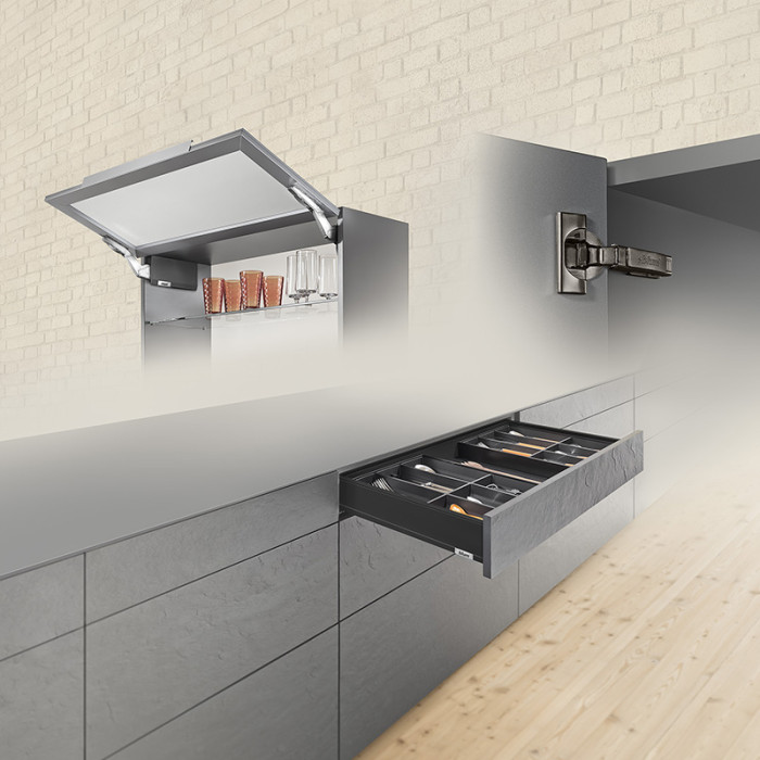 BLUM 175H9190 KRÍŽOVÁ MONTÁŽNA PODLOŽKA CLIP 9MM ONYX