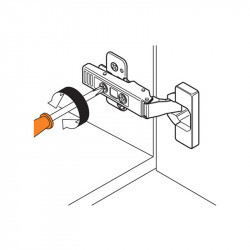 BLUM 70T3550.TL ZÁVES CLIP TOP NALOŽENÝ BEZ PERA 110° ONYX