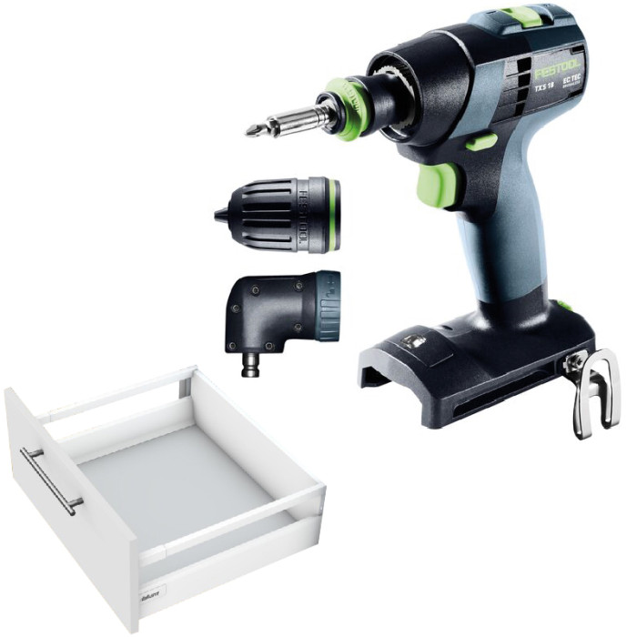 BLUM AKCIA ANTARO TANDEMBOX BIELA 500 (7M+13D)+FESTOOL AKU SKRUTKOVAČ TXS 18