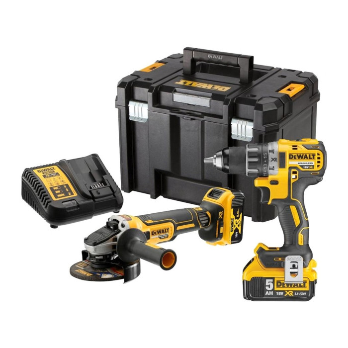 DEWALT SADA KOMBINOVANÁ AKUMULÁTOROVÁ 18V 5AH DCK2020P2T