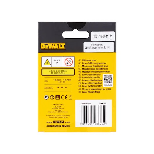 DEWALT MERAČ LASEROVÝ 16M DW - 055PL