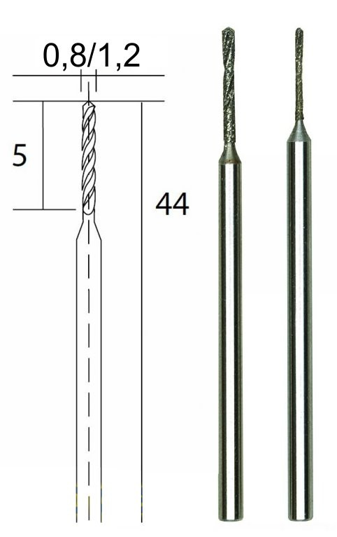 PROXON SADA VRTÁKOV DIAMANTOVÝCH 0.8 - 1.2MM 28255P