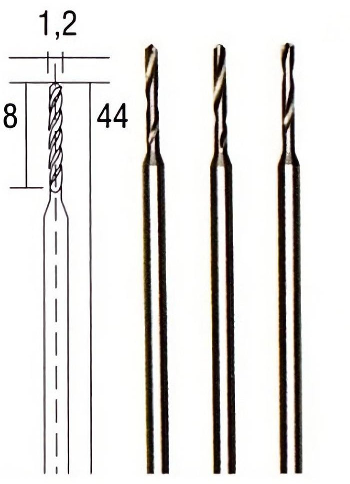 PROXON VRTÁK ŠPIRÁLOVÝ 1.0MM 3KS 28854P