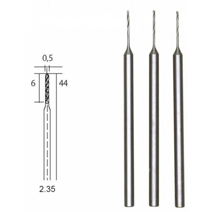 PROXON VRTÁK ŠPIRÁLOVÝ 0.5MM 3KS 28864P