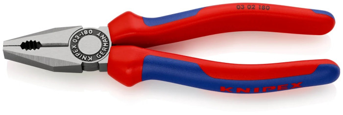 KNIPEX KLIEŠTE KOMBINOVANÉ 180MM 0302180