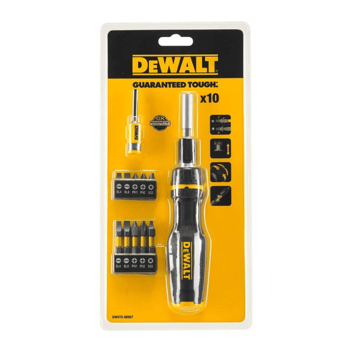 DEWALT SKRUTKOVAČ RAČŇOVÝ FULLFIT PLUS BITY DW - 066567