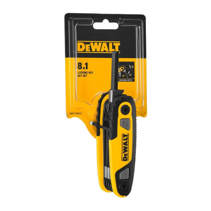 DEWALT SADA ZÁSTRČNÝCH KĽÚČOV IMBUSOVÁ 8 - DIELNA DWHT0-70263