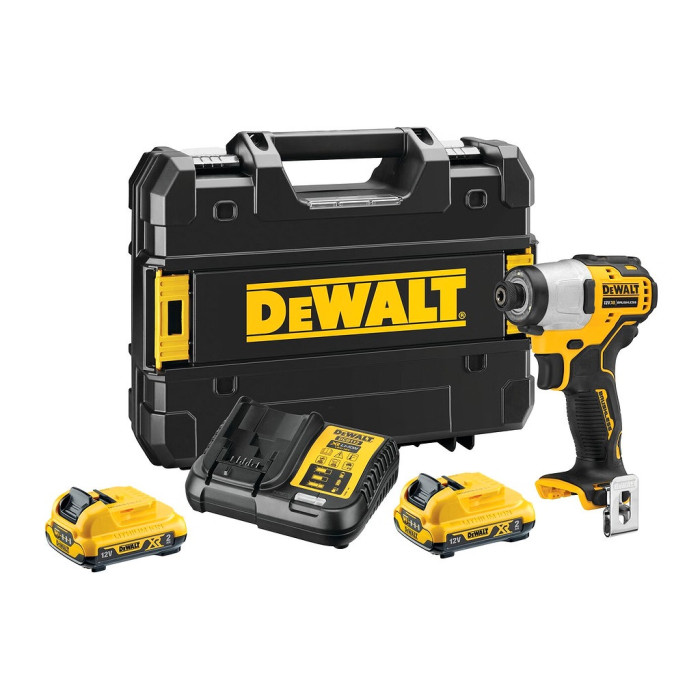 DEWALT UŤAHOVÁK RÁZOVÝ AKUMULÁTOROVÝ 12V 2AH DCF801D2