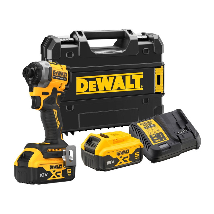 DEWALT UŤAHOVÁK AKUMULÁTOROVÝ RÁZOVÝ 18V 5AH DCF850P2T