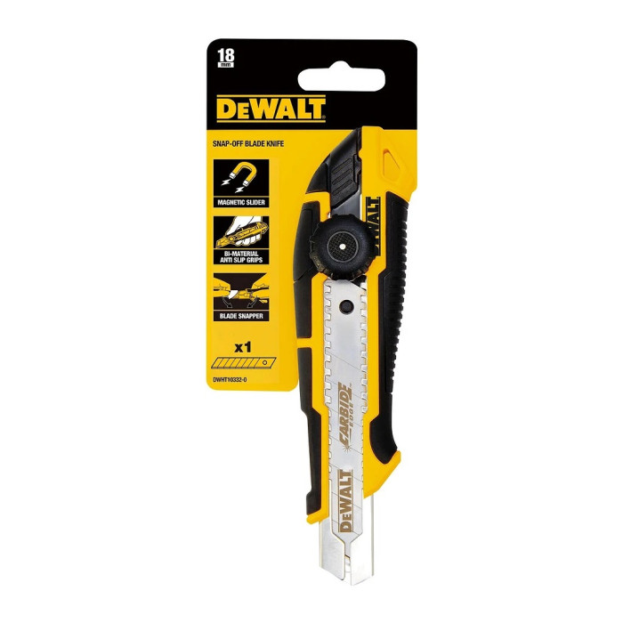 DEWALT NOŽ ODLAMOVACÍ PLASTOVÝ 18MM S KOLIEČKOM DWHT10332-0