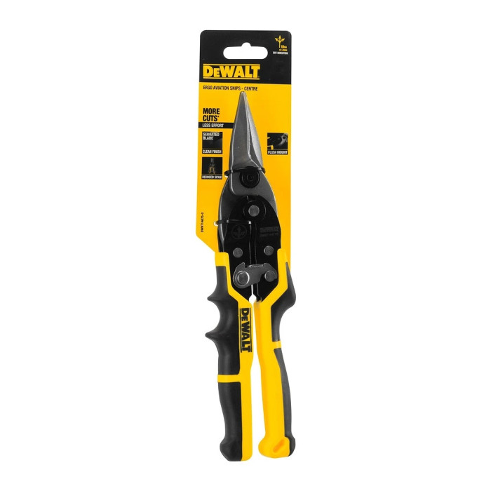 DEWALT NOŽNICE NA PLECH ERGO AVIATION ROVNÉ DWHT14675-0