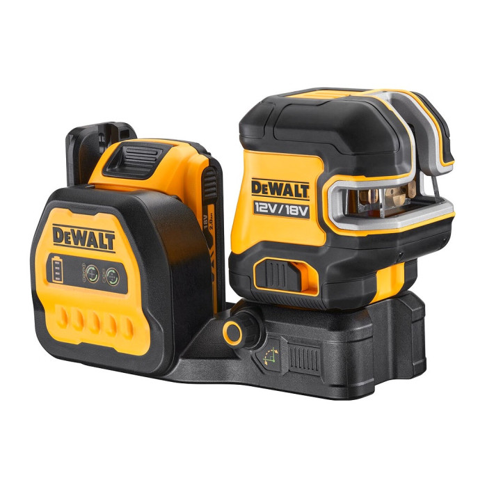 DEWALT LASER KRÍŽOVÝ AKUMULÁTOROVÝ 12 - 18V 5 BODOVÝ 7 LÚČOV DCE825D1G18