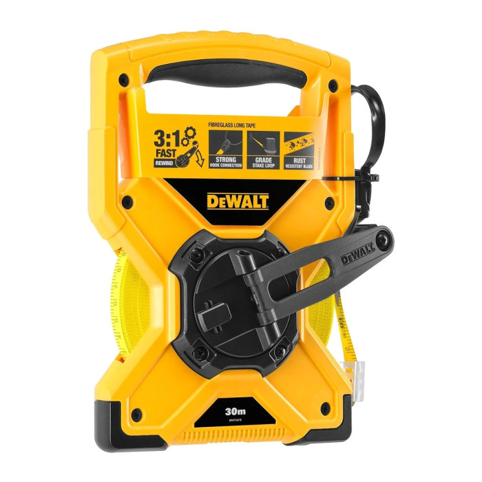 DEWALT PÁSMO ZVINOVACIE ZO SKLENENÝCH VLÁKIEN 30M DWHT34218-0