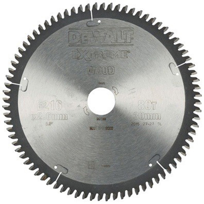 DEWALT KOTÚČ PÍLOVÝ 216 X 30MM 80 ZUBOV DT4286