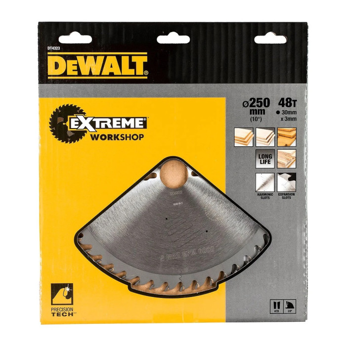 DEWALT KOTÚČ PÍLOVÝ EXTREME 250 X 30MM 48 ZUBOV DT4323