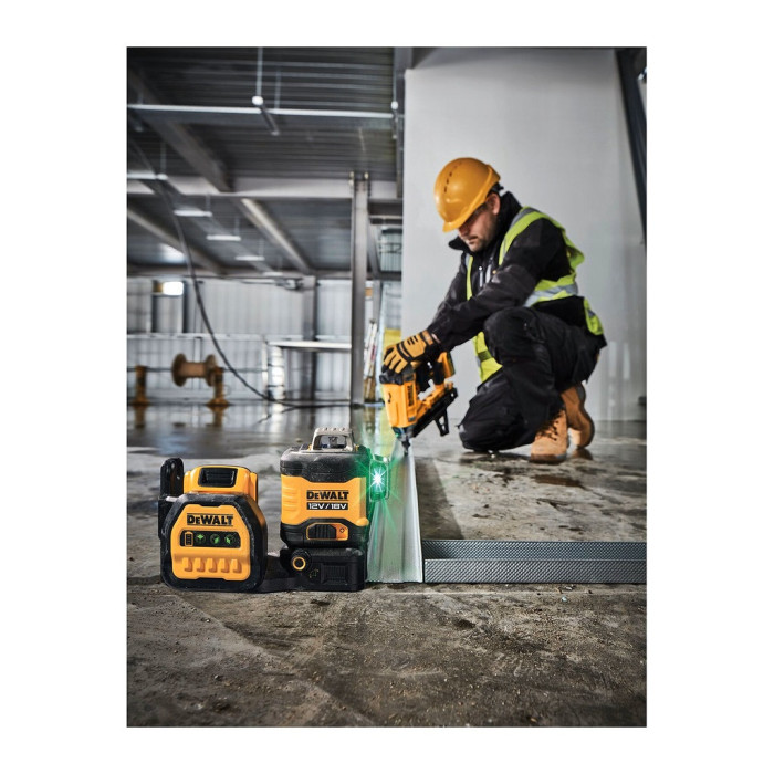 DEWALT LASER KRÍŽOVÝ AKUMULÁTOROVÝ ZELENÝ 12 - 18V 35M DCE089NG18