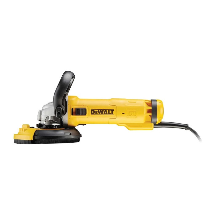 DEWALT BRÚSKA UHLOVÁ ELEKTRICKÁ NA BETÓN 1200W 125MM ODSÁVACÍ KRYT DIAMANTOVÝ KOTÚČ KUFOR DWE4217KT