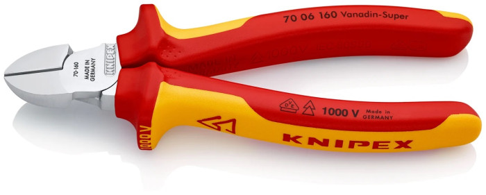 KNIPEX KLIEŠTE CVIKACIE BOČNÉ VDE 160MM 7006160