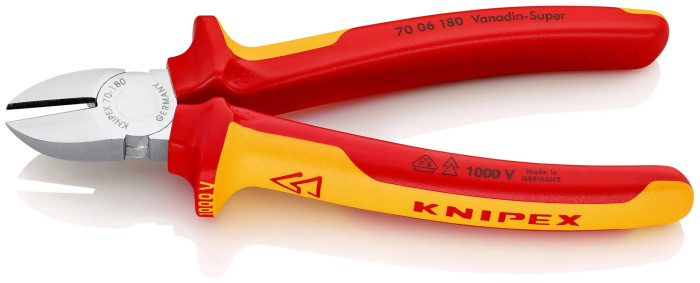 KNIPEX KLIEŠTE ŠTIPACIE 180MM 7006180