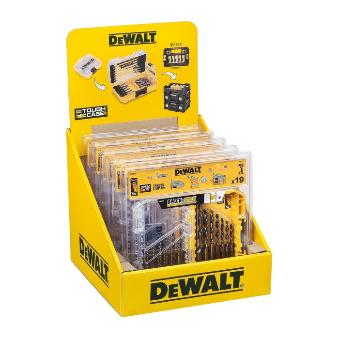 DEWALT VRTÁKY SADA NA KOV DT70728 19KS