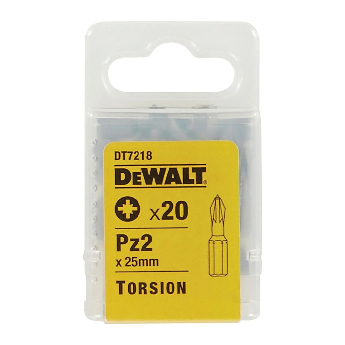 DEWALT BIT SKRUTKOVACÍ PZ2 25MM 1KS DT7218