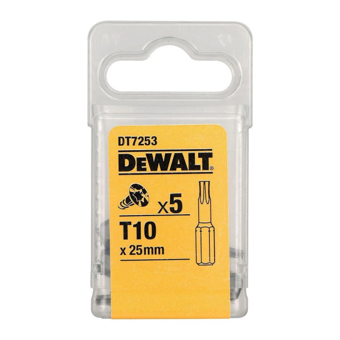 DEWALT BIT SKRUTKOVACÍ T10 25MM 1KS DT7253