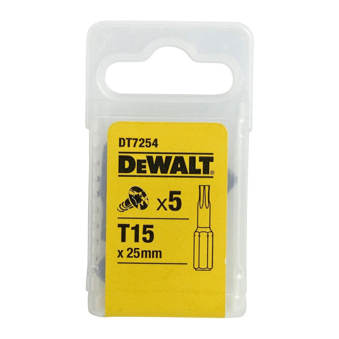 DEWALT BIT SKRUTKOVACÍ T15 25MM 1KS DT7254