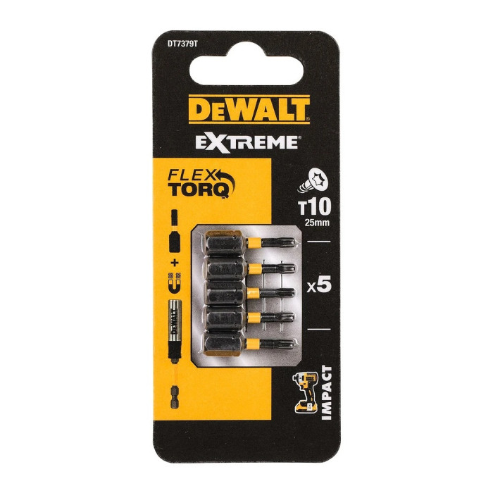 DEWALT BIT SKRUTKOVACÍ EXTREME T10 25MM 1KS DT7379T