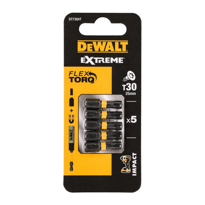 DEWALT BIT SKRUTKOVACÍ EXTREME T30 25MM 1KS DT7384T