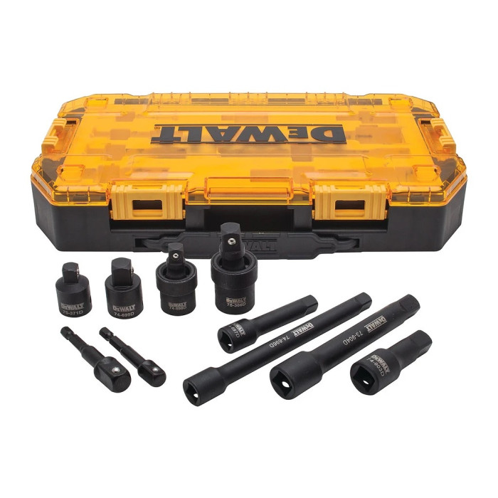 DEWALT SADA RÁZOVÉHO PRÍSLUŠENSTVA 10 - DIELNA 1/2” A 3/8” DW - 747410