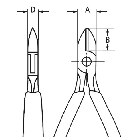 KNIPEX KLIEŠTE ŠTIPACIE 115MM 7742115