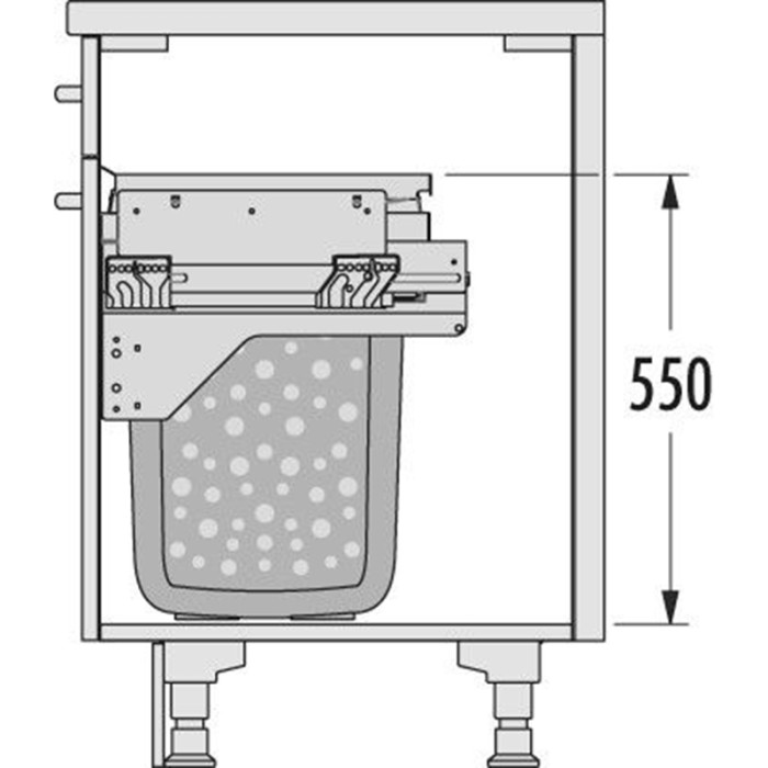 HO-SL,KÔŠ NA PRÁDLO,600,33/33L,V545,BI