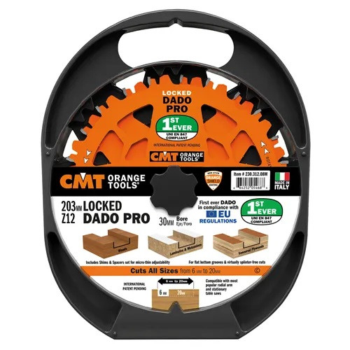 CMT SADA DRÁŽKOVACÍCH KOTÚČOV DADO PRO D203 / 6.2-20MM D0 Z12 HW