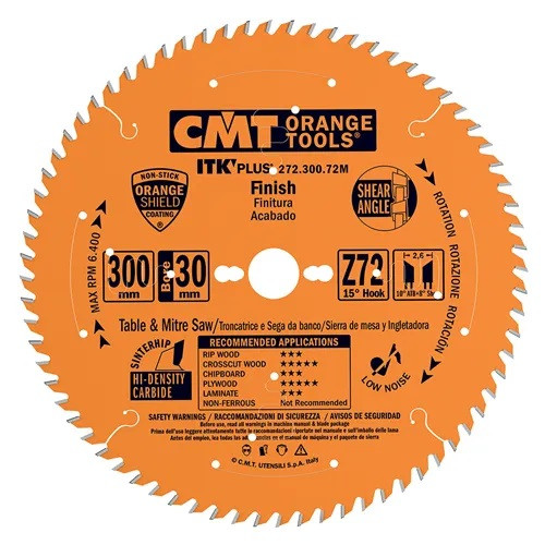 CMT KOTÚČ PÍLOVÝ PRE PRIEČNE REZY ULTRA TENKÝ D160 / 1.7MM D20 Z40HM C27216040H