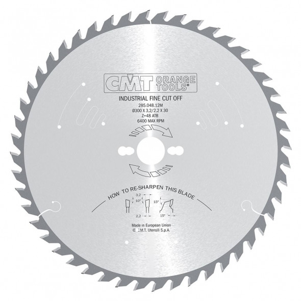 CMT KOTÚČ PÍLOVÝ PRE POZDĹŽNE A PRIEČNE REZY INDUSTRIAL D160 / 2.2MM D20 Z28HW ODHLUČNENÝ C28516028H