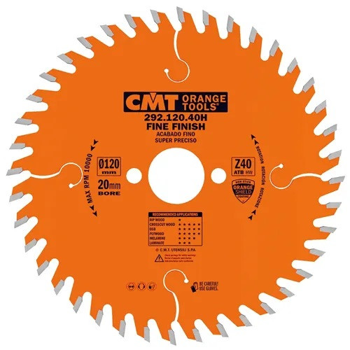 CMT KOTÚČ PÍLOVÝ PRE ELEKTRONÁRADIE FINÁLNY REZ D160 / 2.2MM D20 Z40HM C29216040H