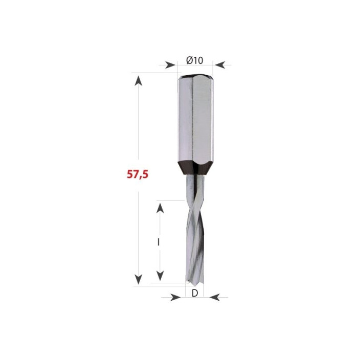 CMT VRTÁK KOLÍKOVACÍ CMT 310 D5 / 22MM S10  / 27 L57,5 P C31005021